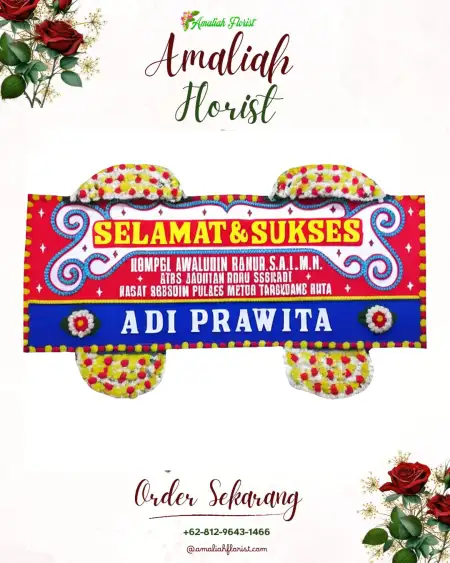 Papan Bunga Ucapan Selamat Pulau Hiri